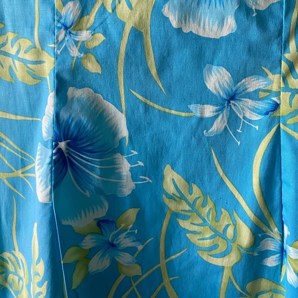 Fun tropical vintage mini dress, size L - Picture 2 of 3